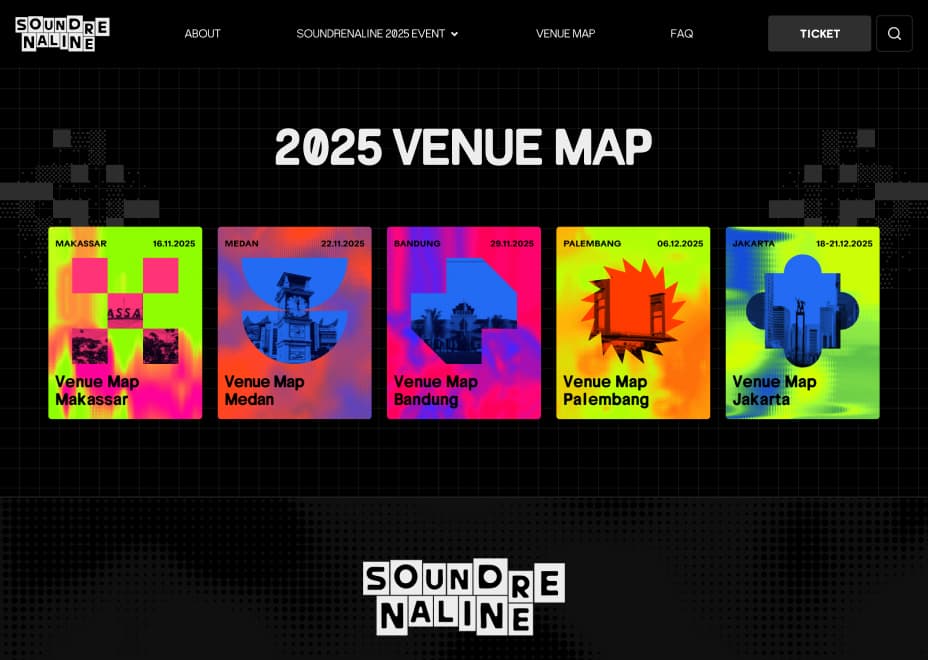 Venue map page