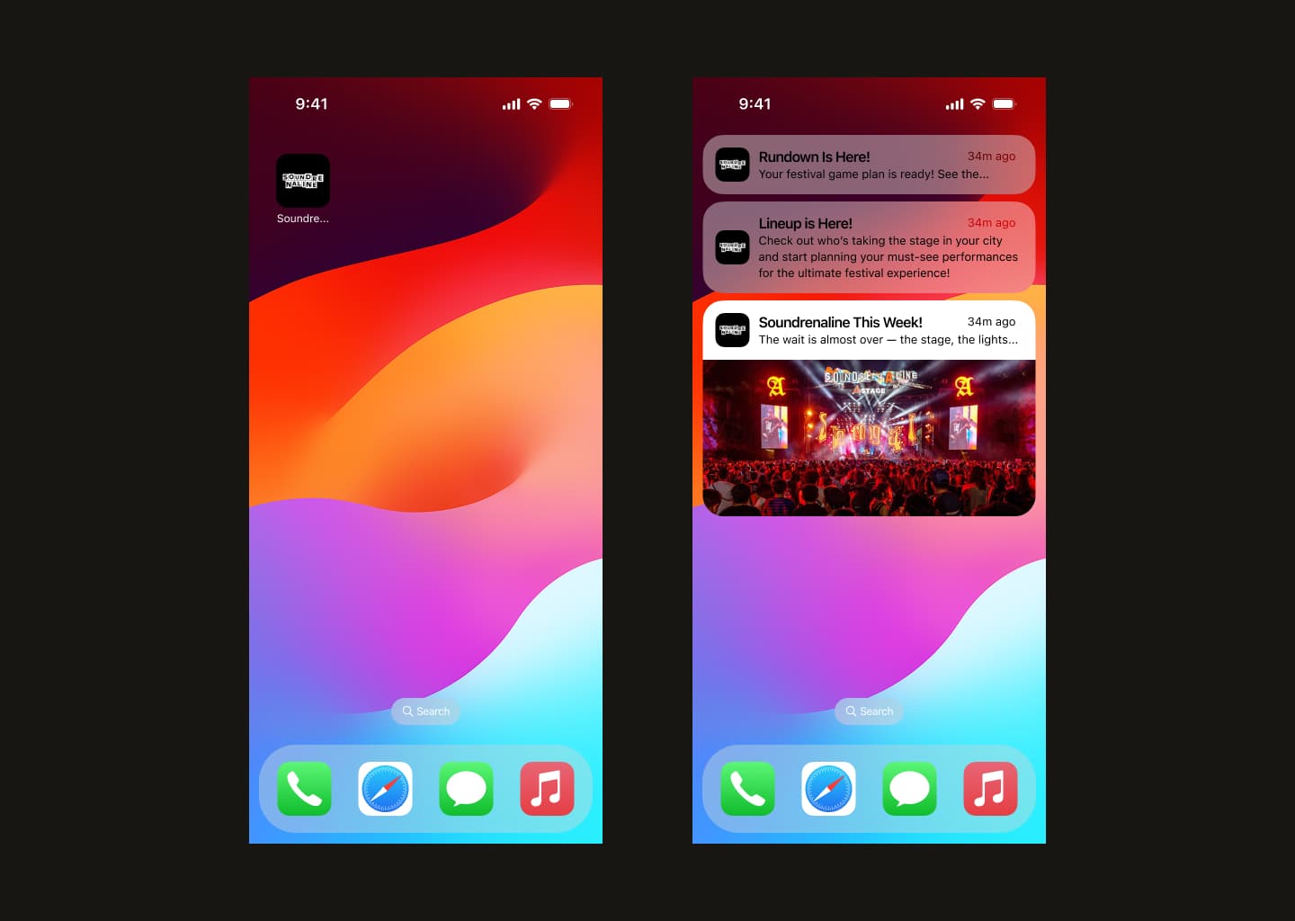 The app icon if Soundrenaline has one installed on a phone